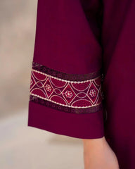 Calico 3Pcs Stitched Cotton Luxury Suit Pakistani Designer