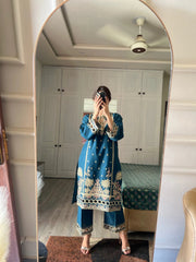 Lyra 2pc Cotton Luxury Stitched Suit Pakistani Designer