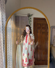 Kaddi Net 2Pcs Stitched Luxury Suit Pakistani Designer