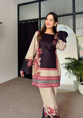 Alisa 2Pc Stitched Crepe Luxury Suit Pakistani Designer