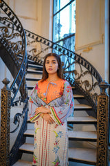 Khalifa 2pc Lawn Luxury Stitched Suit Pakistani Designer