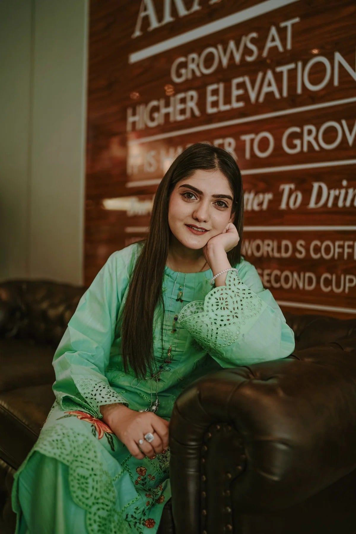 Nusrat 2pc Cotton Luxury Stitched Suit Pakistani Designer