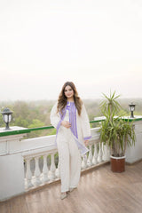 Inzia 3pc Lawn Luxury Stitched Suit Pakistani Designer