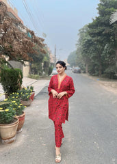 Heba 2PC Premium Fabric Luxury Stitched Suit Pakistani Designer