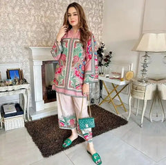 ANAR-KALI Velvet 2Pc Stitched Premium Fabric Luxury Suit Pakistani