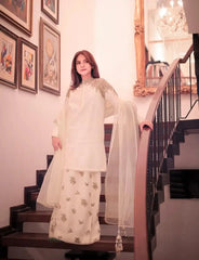 Casper 3Pc Stitched Cotton Luxury Suit Pakistani Designer