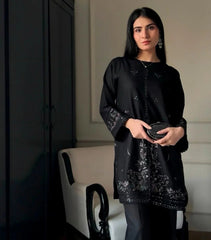 Jenifer Embroided 2Pcs Stitched Premium Fabric Luxury Suit Pakistani
