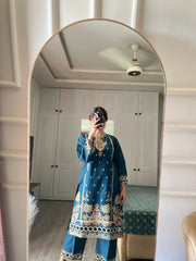 Lyra 2pc Cotton Luxury Stitched Suit Pakistani Designer