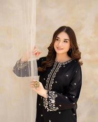 JORDAN TWO PEICE Cotton Luxury Stitched Suit Pakistani
