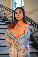 Khalifa 2pc Lawn Luxury Stitched Suit Pakistani Designer