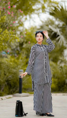 Italian Charlie Digital Printed 2PC STITCHED Silk Luxury