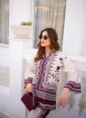 Mashal 2Pc Stitched Silk Luxury Suit Pakistani Designer