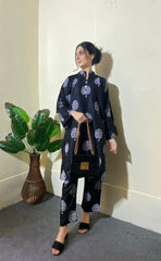 Floral TREE Print 2pc Stitched Premium Fabric Luxury Suit