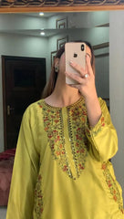 Bagh-e-Bahar 2Pcs Stitched Lawn Luxury Suit Pakistani Designer