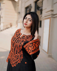 Heer Embroidered 2Pcs Stitched Premium Fabric Luxury Suit Pakistani